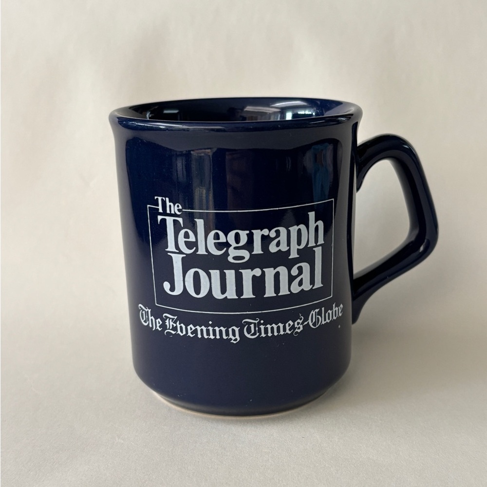 The Telegraph Journal Cobalt Blue Mug